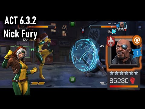 Act 6.3.2 Nick Fury Boss Solo'd By Rogue