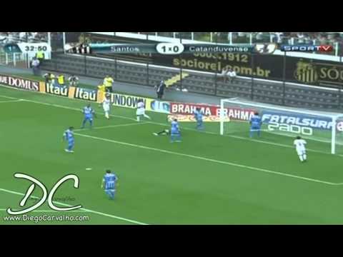 BORGES goal 1 ( Santos 5X0 Catanduvense ) CAMPEONATO PAULISTA 2012 [24 - 053]