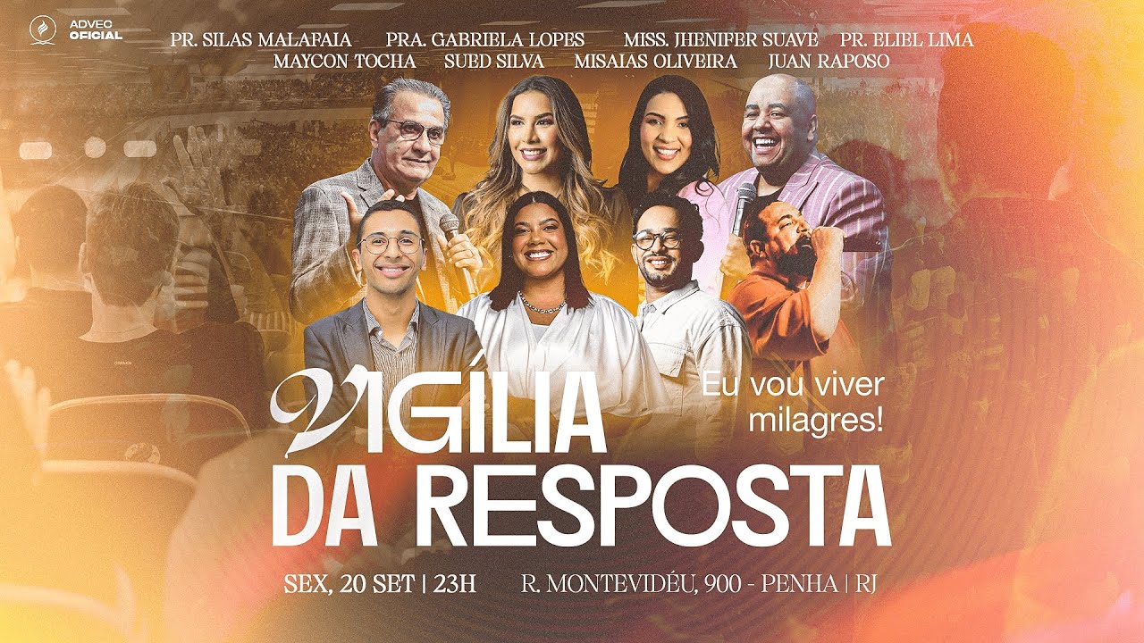 VIGÍLIA DA RESPOSTA | Eu Vou Viver Milagres | Pr. Eliel Lima | 20/09/24