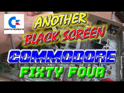 Commodore Fixty Four (Another Black Screen Repair)