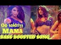 Oo Soldriya Oo Oo Soldriya Mama Song Bass Boosted Pushpa Andrea DSP