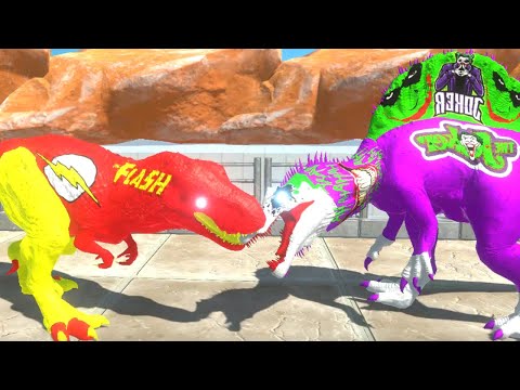 FLASH T-REX DEADLY TRAIL - Animal Revolt Battle Simulator