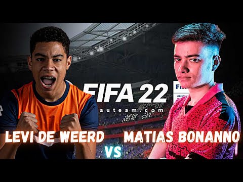 Levi de Weerd vs Matias Bonanno - Fifa 22 Blacki Cup | Pró x Pró