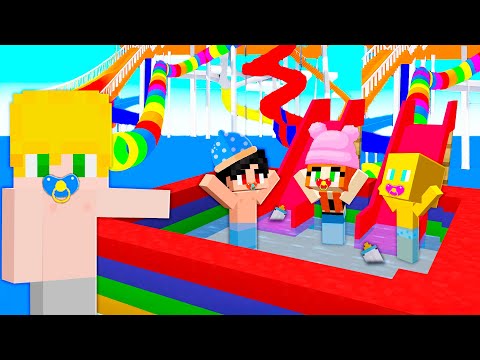 Passamos a Noite na Piscina com os Amigos Bebês!