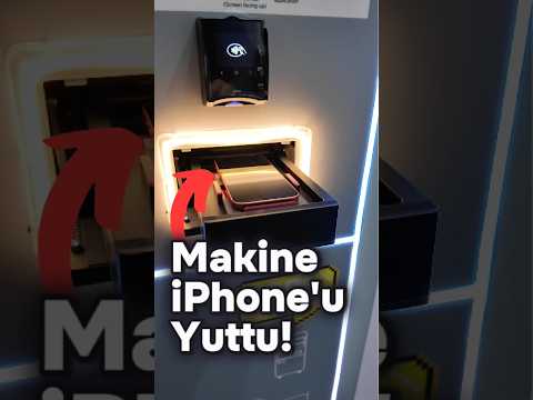 iPhone’u makineye verdim koruyucu uyguladı 😍