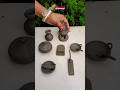 Village Style Mini Cooking Pots Fish Making With Clay Shorts