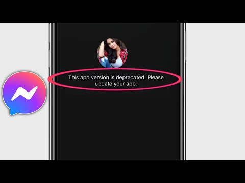 This App Version is Deprecated Please Update Your App On Messenger ||( Fixed)
