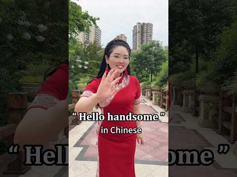 Hi handsome #mandarin #funny #chinesewriting #chinesecharacters #language #meme #pinyin #comedy
