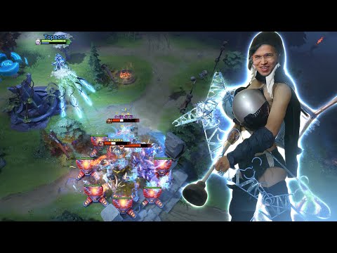 How Topson really plays DROW RANGER MID 🏹🎯