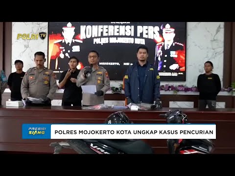 POLRES MOJOKERTO KOTA UNGKAP KASUS PENCURIAN DENGAN KEKERASAN
