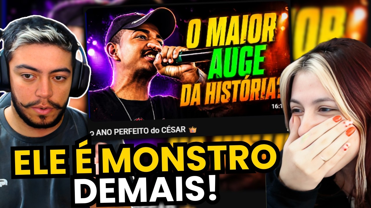 o ANO PERFEITO do CÉSAR 👑 | react