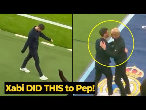 Xabi Alonso’s angry reaction after lost to Manchester City