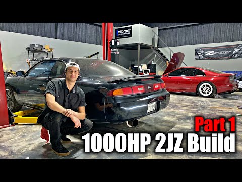1000HP 2JZ 240SX Build Part 1: KA24DE Removal & Prep