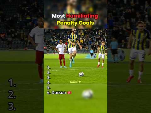 Most Humiliating Penalty Goals