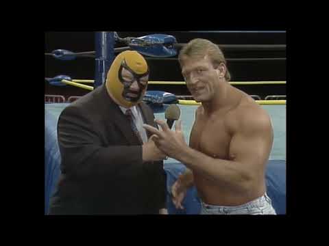 Paul Orndorff Masked Assassin Dustin Rhodes promo for Clash of the Champions - 10/4/1993 - WCW