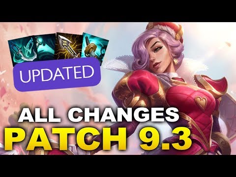 All changes in Patch 9.3 and new starter builds for ADCs!