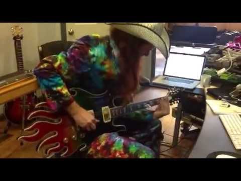 8 Ball Aitken - Rainbow Flame Guitar Thank You Fans