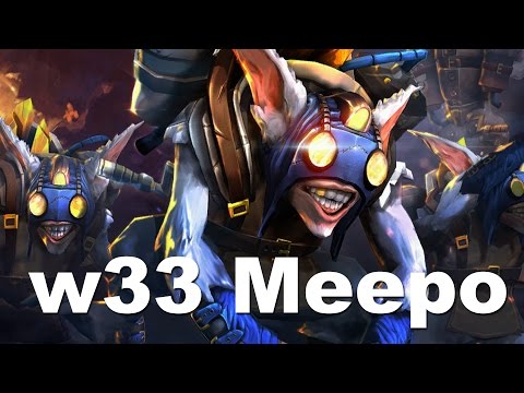 w33 Meepo Rips Through Monkey Business MLG World Dota 2