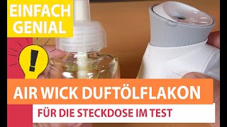 Air Wick Duftölflakon Starter-Set mit Gerät & Nachfüller: Anleitung zur Einstellung & Inbetriebnahme