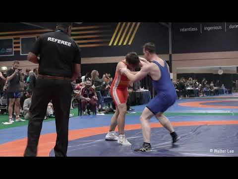 NICK DELATOVIC vs BODIE WILLIAMSON  [4K VIDEO]  -  AUSTRALIAN NATIONAL WRESTLING CHAMPIONSHIPS 2022