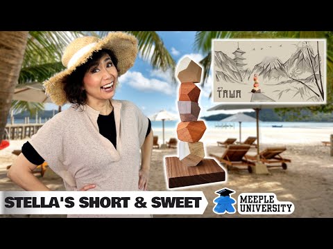 Tawa ?? - Wooden Rock stacking travelling game