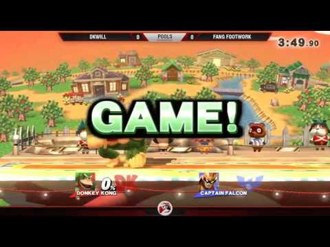 Smash 4 Paragon LA - Pools - SH IQHQ l DKWILL (DK) vs FANG FOOTWORK (C.Falcon)