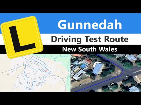 Gunnedah Driving Test Route | Mock Practice Sample & App