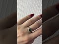 Серебряное кольцо с султанитом 1.57ct