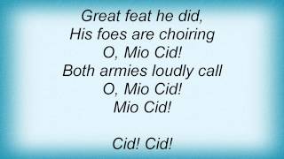 Dark Moor - Mio Cid Lyrics