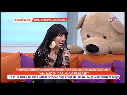 Doinița Oancea, singura vedetă care nu a acceptat cererea în căsătorie