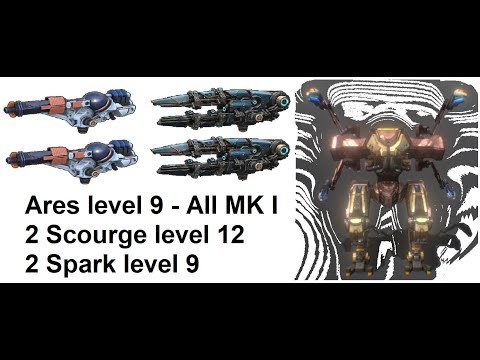 War robots Ares scourge spark gameplay حرب الروبوتات آريس