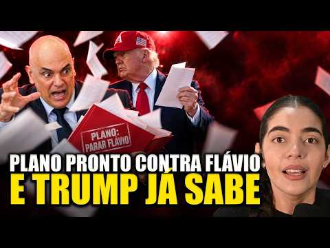 VAZOU Plano para PARAR Flávio estaria PRONTO e aliado de Trump REAGE