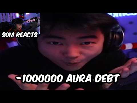 s0m Reacts to s0m - Negative 1,000,000 Aura (Valorant)