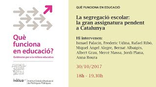 La segregació escolar: la gran assignatura pendent a Catalunya