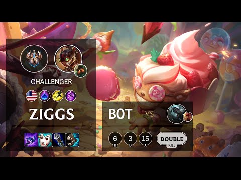 Ziggs Bot vs Senna - NA Challenger Patch 10.13