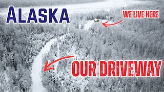 Our Off Grid Alaska Driveway is Controlling Our Lives, but at Least There's Goats! Whoop!