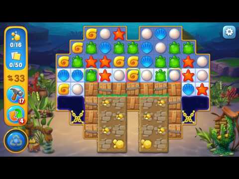 Fishdom level 495 Gameplay (iOS Android)