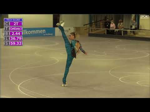 Gioia Fiori   Free Skating   Youth Ladies   International German Cup Freiburg 2021
