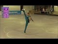 Gioia Fiori   Free Skating   Youth Ladies   International German Cup Freiburg 2021