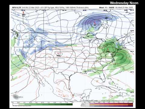 Weather Xtreme Video for Sunday, March 22, 2020