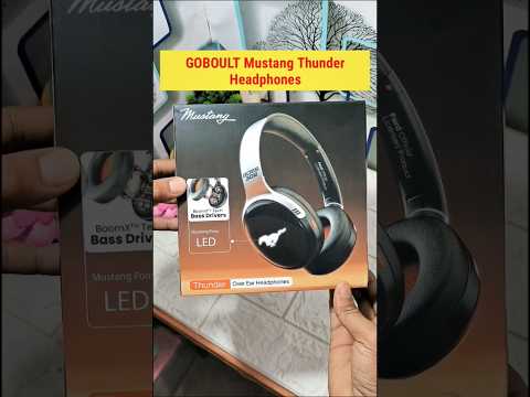 Thumbnail for Goboult Mustang thunder Bluetooth Headphone 🎧 #shorts #boultaudio