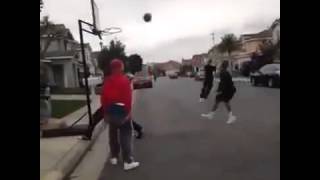 Epic Streetball Shot By LJay Currie
