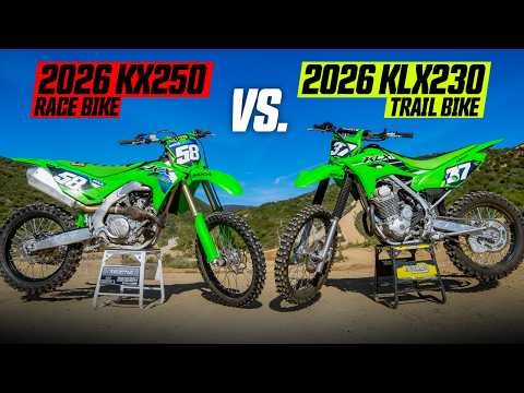 Motocross Bike vs Trail Bike: KLX230 vs KX250 Test