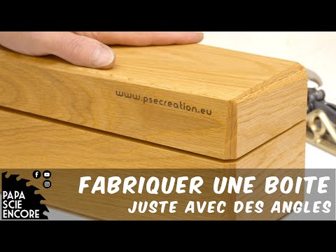 Comment faire une boite en bois tres simplement (idée cadeau)