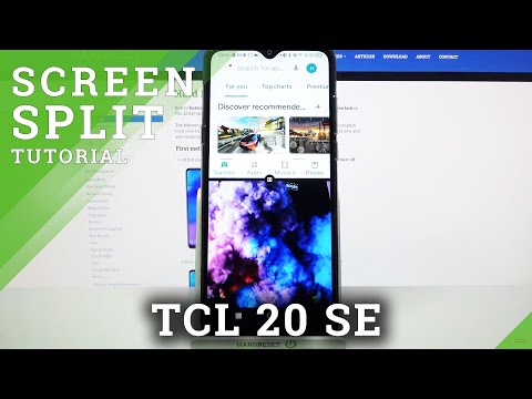 How to Use Split Screen Option – TCL 20 SE and Display Dividing
