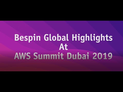 Bespin Global MEA | AWS Summit Dubai 2019 Highlights