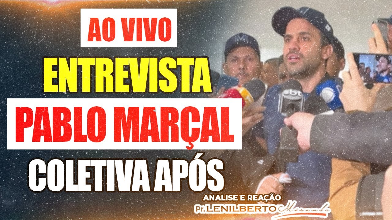 AO VIVO PABLO MARÇAL EM COLETIVA DE IMPRENSA | PABLO MARÇAL DÁ ENTREVISTA AGORA | PABLO MARÇAL HOJE