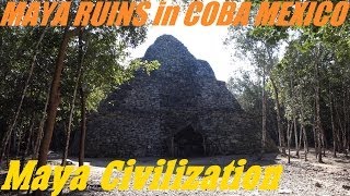 preview picture of video 'The Mayan Ruins in Coba Mexico - My Trip to Mexico Central America'