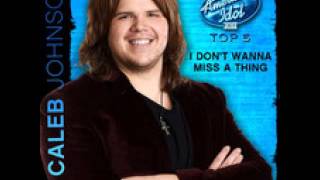 Caleb Johnson - I Don't Want to Miss a Thing - Studio Version - American Idol 2014 - Top 5