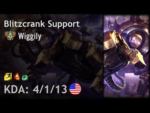 Blitzcrank Support vs Karma - Wiggily - NA Challenger Patch 7.10